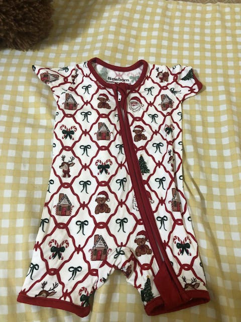 Christmas Alphabet Shorty Zippy