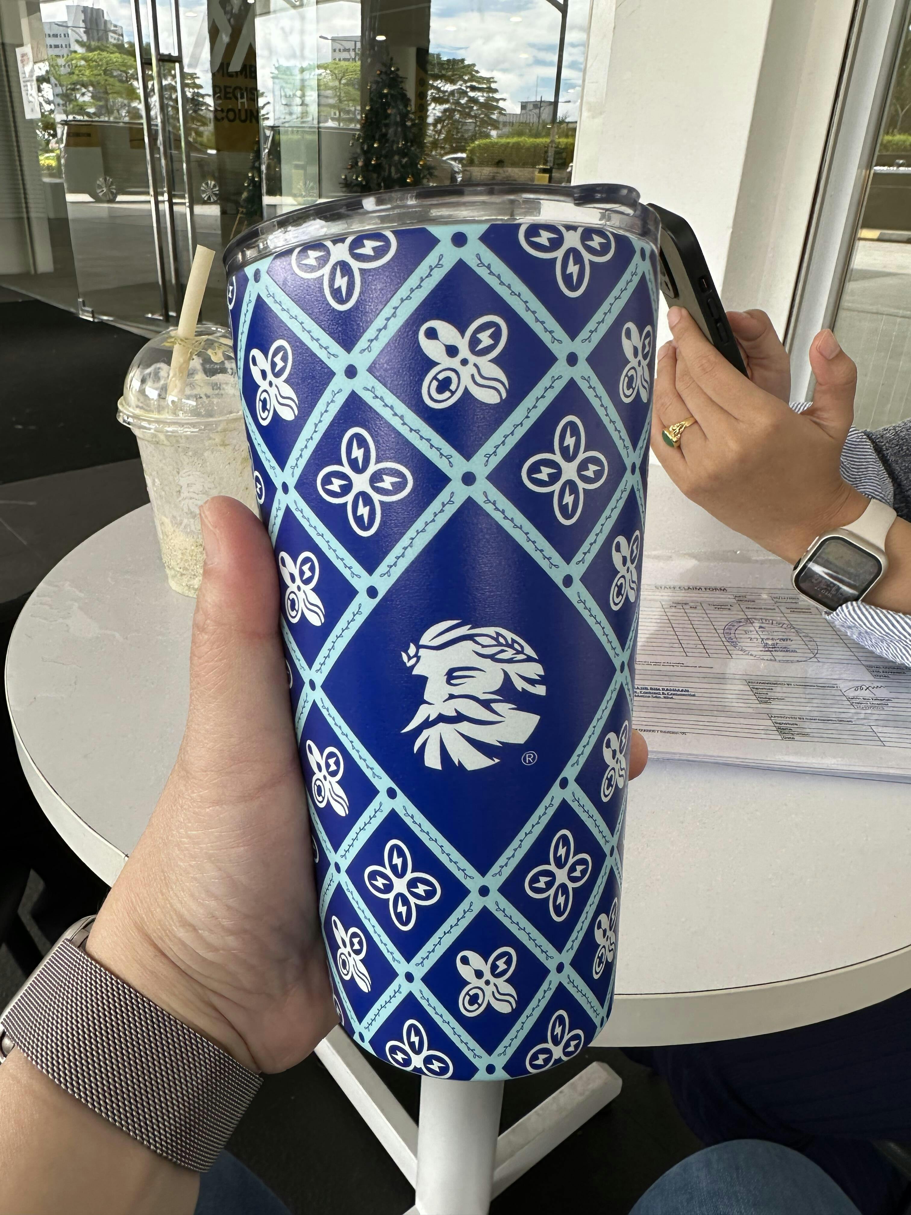 ZUS Coffee® Everywhere ZUS Malaysiaku Tumbler 470ml (16oz) Batik