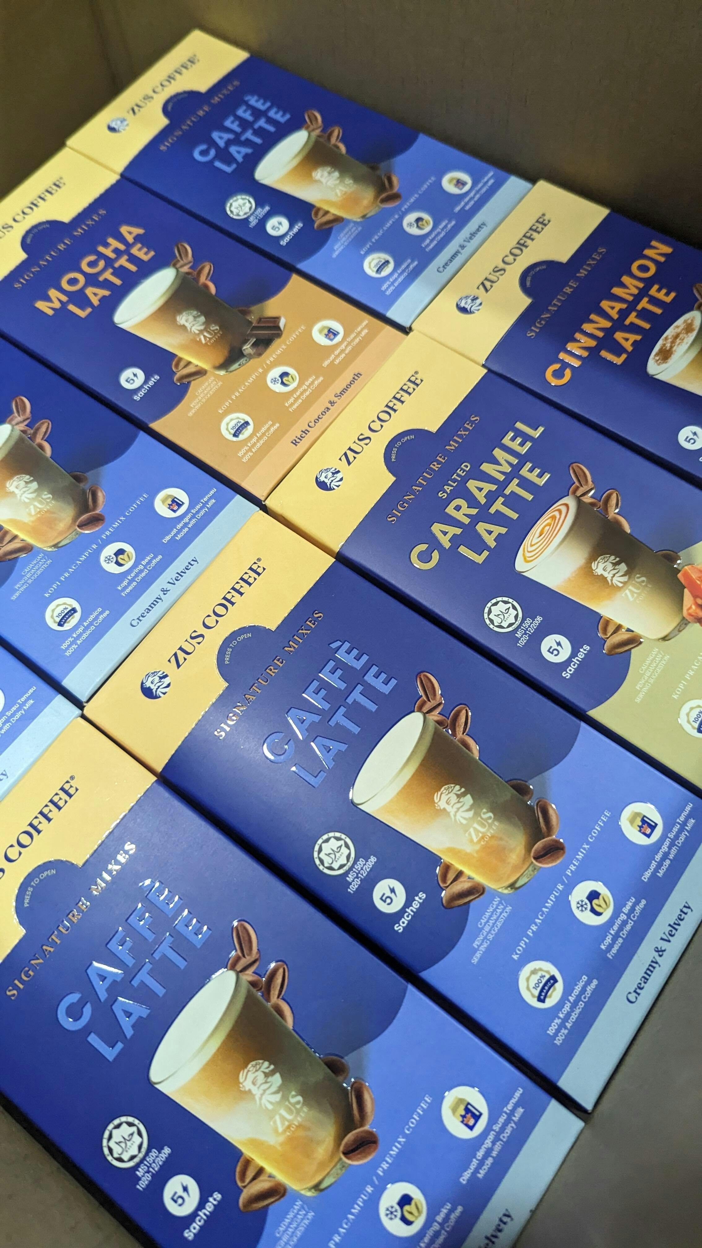 ZUS Coffee® Everywhere ZUS Signature Mixes Coffee Caffè Latte 5's